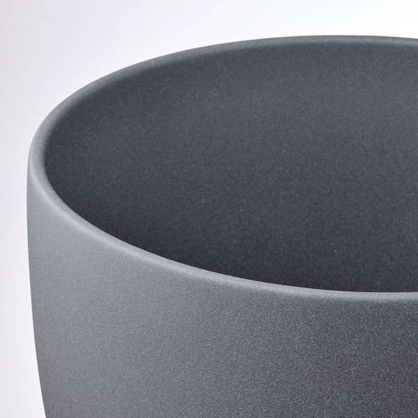 IKEA PERSILLADE plant pot, dark gray, 12 ½ in, Ikea Ireland | 5901PJCOK