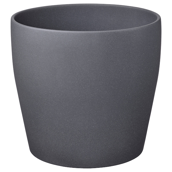IKEA PERSILLADE plant pot, dark gray, 12 ½ in, Ikea Ireland | 5901PJCOK