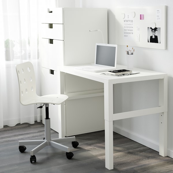 IKEA PÅHL desk, 37 3/4x22 7/8 in White, Ikea Ireland | 5821MBRIV