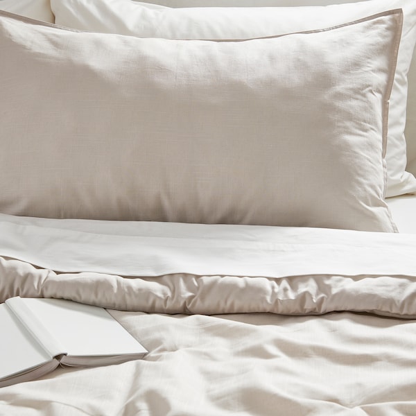 IKEA PIGGTISTEL comforter set, Full/Queen Light Gray, Ikea Ireland | 0147NAQGJ