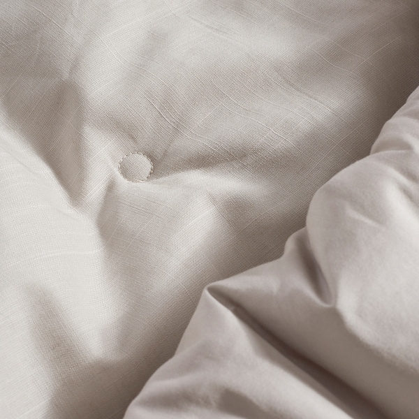 IKEA PIGGTISTEL comforter set, Full/Queen Light Gray, Ikea Ireland | 0147NAQGJ