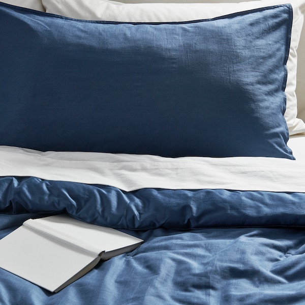 IKEA PIGGTISTEL comforter set, Full/Queen Dark Blue, Ikea Ireland | 0517AVOJW