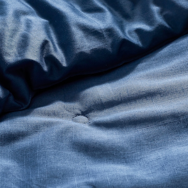 IKEA PIGGTISTEL comforter set, Full/Queen Dark Blue, Ikea Ireland | 0517AVOJW