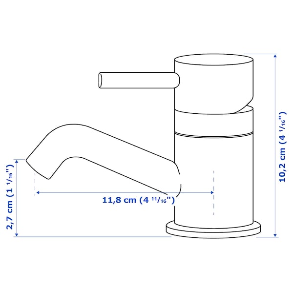 IKEA PILKÅN bath faucet, chrome plated, Ikea Ireland | 0387NOCQE