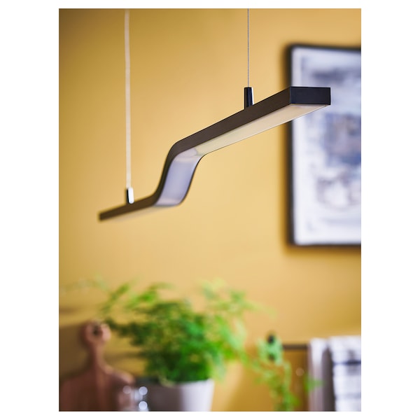 IKEA PILSKOTT LED pendant lamp, smart black, 38 in, Ikea Ireland | 3702SIQBT