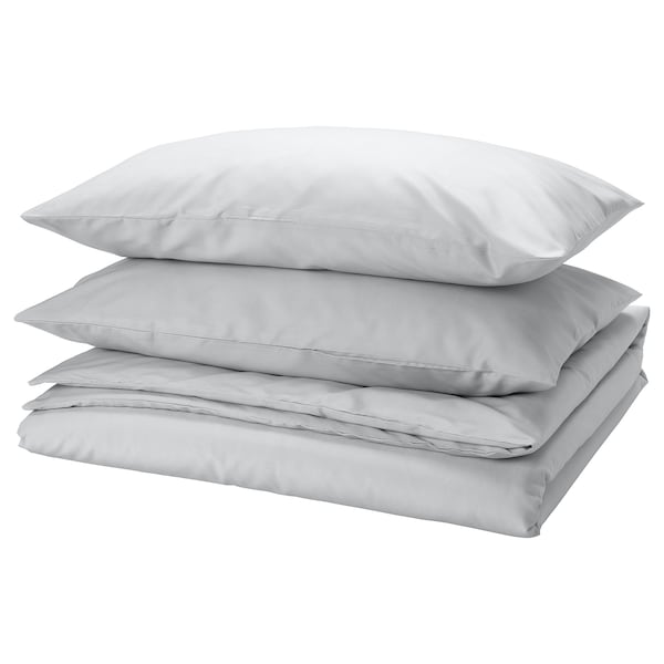 IKEA PILTANDVINGE duvet cover and pillowcase(s), King Gray, Ikea Ireland | 4678KAXBD