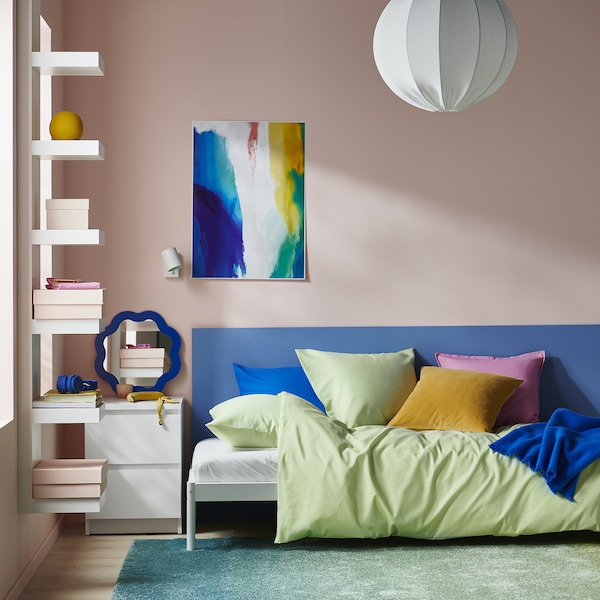 IKEA PILTANDVINGE duvet cover and pillowcase(s), Full/Queen (Double/Queen) Light Green, Ikea Ireland | 1390GCWLR