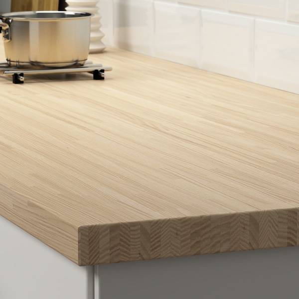 IKEA PINNARP Countertop, ash, veneer, 98x1 1/2 in Ash, Ikea Ireland | 3185DTWNQ