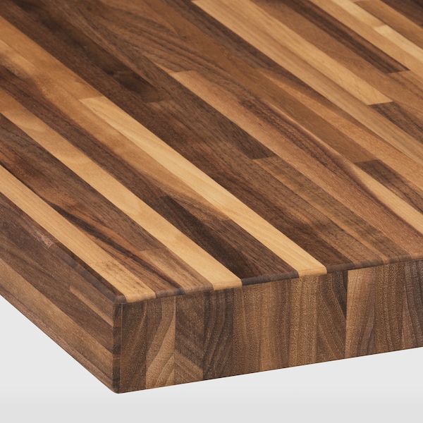 IKEA PINNARP Countertop, veneer, 98x1 1/2 in Walnut, Ikea Ireland | 6357BVOHI