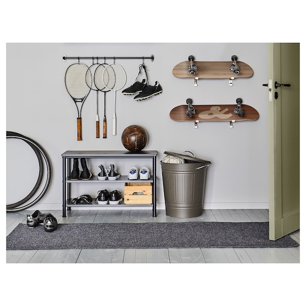 IKEA PINNIG bench with shoe storage, black, 31 1/8x13 3/4x20 1/2 in, Ikea Ireland | 8914FYGRC