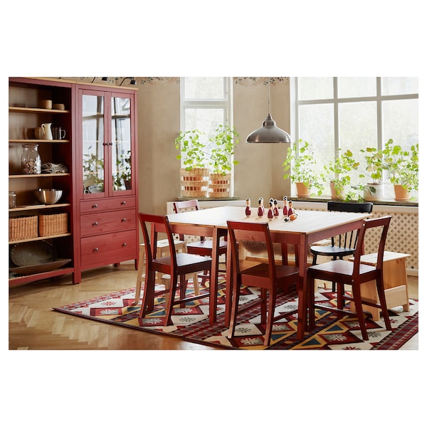 IKEA PINNTORP chair Red Stained, Ikea Ireland | 2034ENKPG