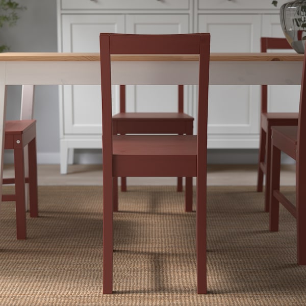 IKEA PINNTORP chair Red Stained, Ikea Ireland | 2034ENKPG