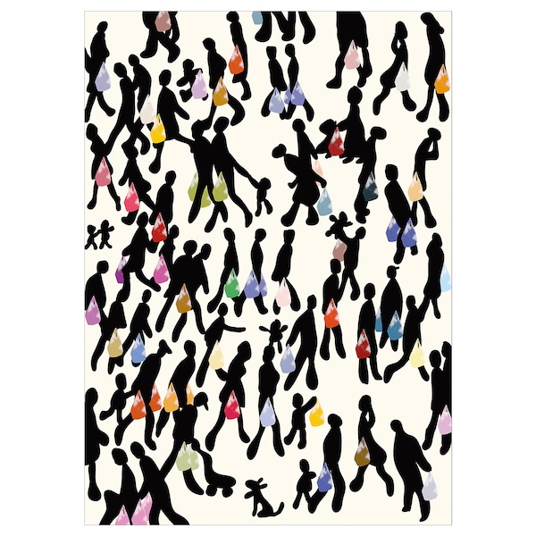 IKEA PJÄTTERYD picture, 19 ¾x27 ½ in Focused People, Ikea Ireland | 9625VMROG