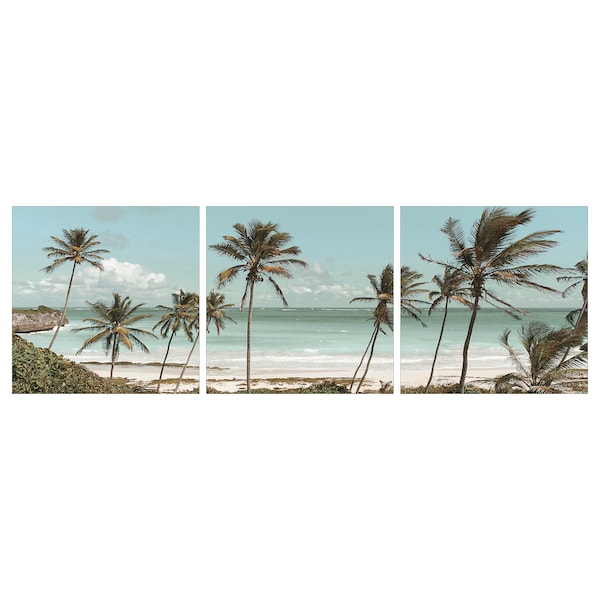 IKEA PJÄTTERYD picture, 22x22 in, 3 pack Faded Shoreline, Ikea Ireland | 6579RGEYA