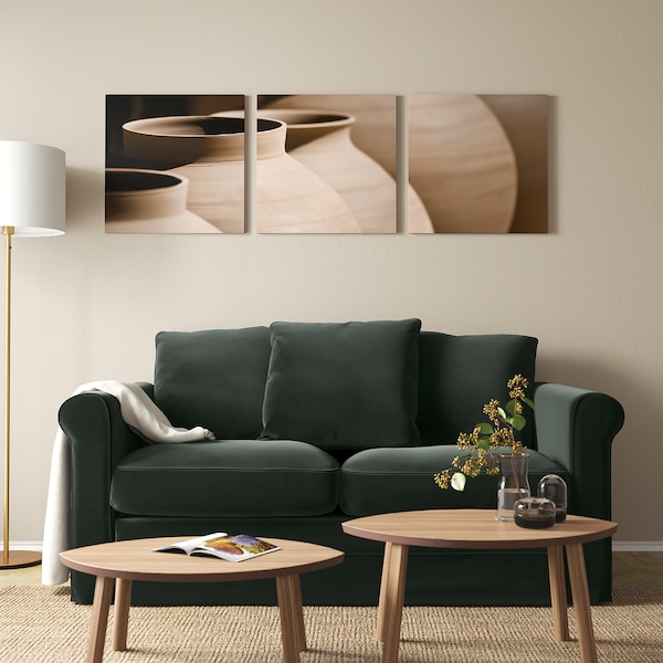 IKEA PJÄTTERYD picture, 22x22 in, 3 pack Pottery In A Row, Ikea Ireland | 2983VEUXA