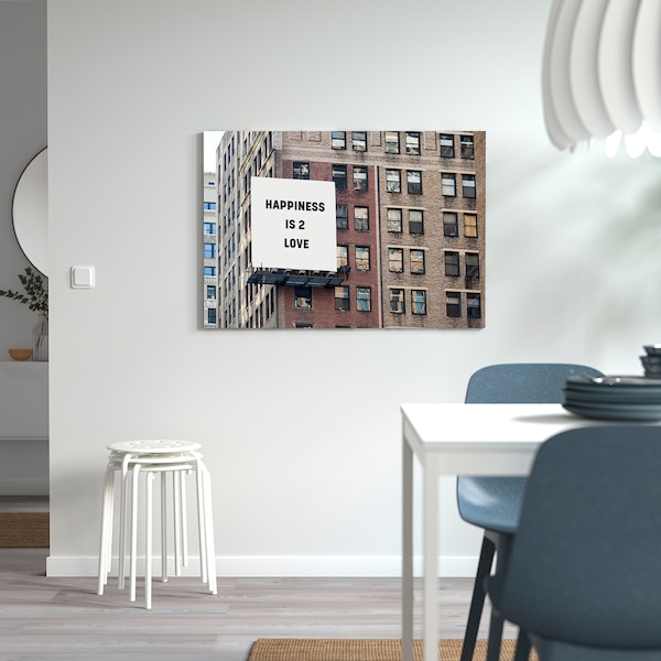 IKEA PJÄTTERYD picture, happiness is to love, 39 ¼x27 ½ in, Ikea Ireland | 5904IQOEL
