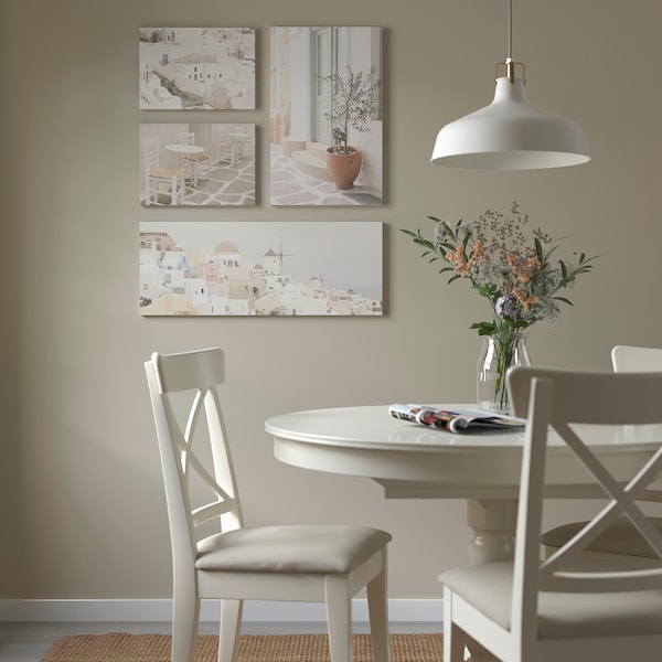 IKEA PJÄTTERYD picture, set of 4, village vista, Ikea Ireland | 9721GTSDL