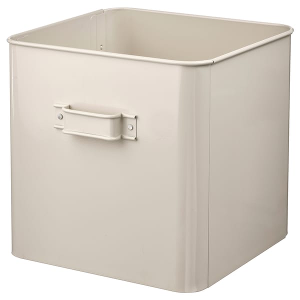 IKEA PLOGFÅRA storage box, light beige, 13 ¾x13x12 ½ in, Ikea Ireland | 5064XBHOS