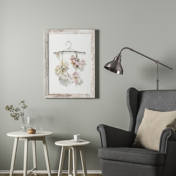 IKEA PLOMMONTRÄD frame, white stained pine effect, 19 ¾x27 ½ in, Ikea Ireland | 5341TVXSR