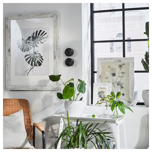 IKEA PLOMMONTRÄD frame, white stained pine effect, 12x16 in, Ikea Ireland | 9842YPJAC