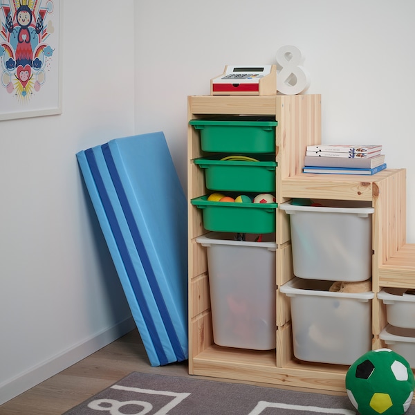 IKEA PLUFSIG folding gym mat, 30 3/4x72 7/8 in Blue, Ikea Ireland | 5029CLYOV