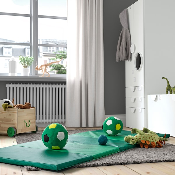 IKEA PLUFSIG folding gym mat, 30 3/4x72 7/8 in Green, Ikea Ireland | 5623XFEQP