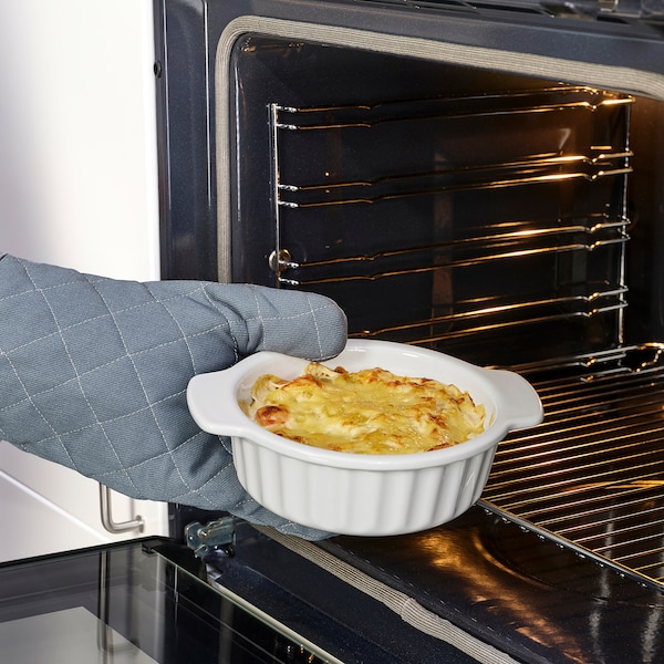 IKEA POETISK baking dish, off-white, 9x7 in, Ikea Ireland | 6943AYBFU