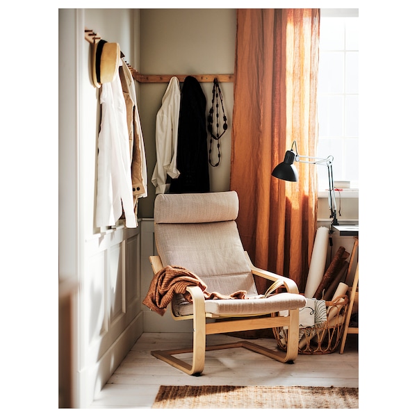 IKEA POÄNG armchair Birch Veneer / Hillared Beige, Ikea Ireland | 3187JFASW
