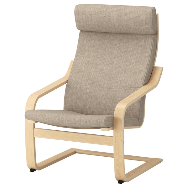 IKEA POÄNG armchair Birch Veneer / Hillared Beige, Ikea Ireland | 3187JFASW