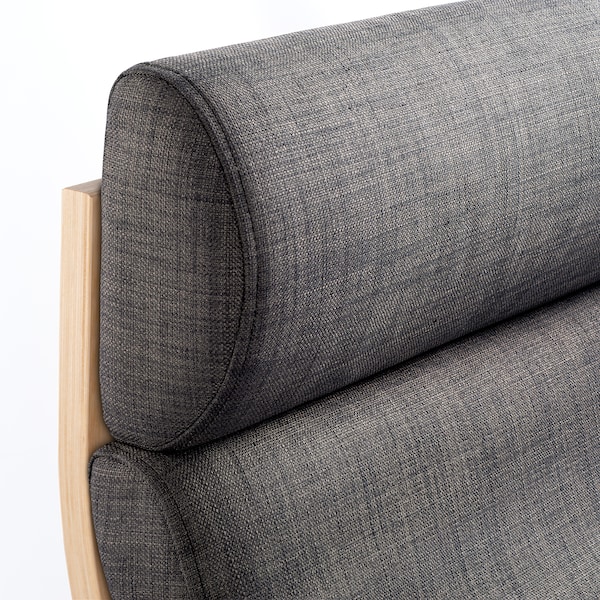 IKEA POÄNG armchair Birch Veneer / Skiftebo Dark Gray, Ikea Ireland | 0695LDVOB