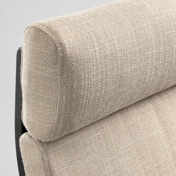 IKEA POÄNG armchair Black / Brown / Hillared Beige, Ikea Ireland | 4859XFIHM