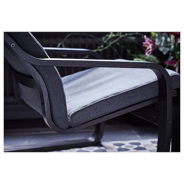 IKEA POÄNG armchair Black / Brown / Hillared Anthracite, Ikea Ireland | 8517QUMBO