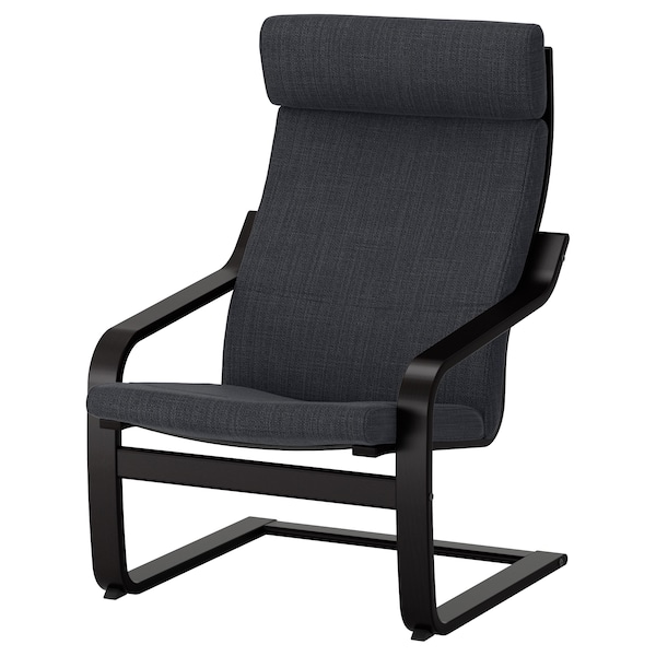IKEA POÄNG armchair Black / Brown / Hillared Anthracite, Ikea Ireland | 8517QUMBO