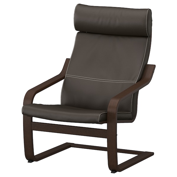 IKEA POÄNG armchair Brown / Glose Dark Brown, Ikea Ireland | 9130LVQHY
