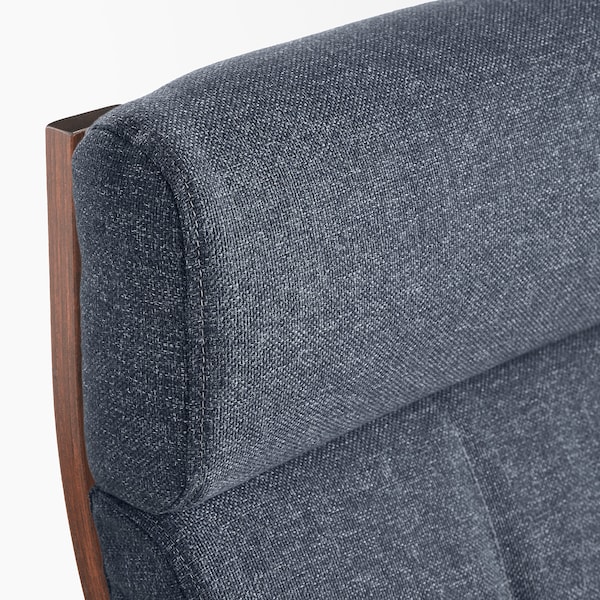 IKEA POÄNG armchair Brown / Gunnared Blue, Ikea Ireland | 9405RSUCF