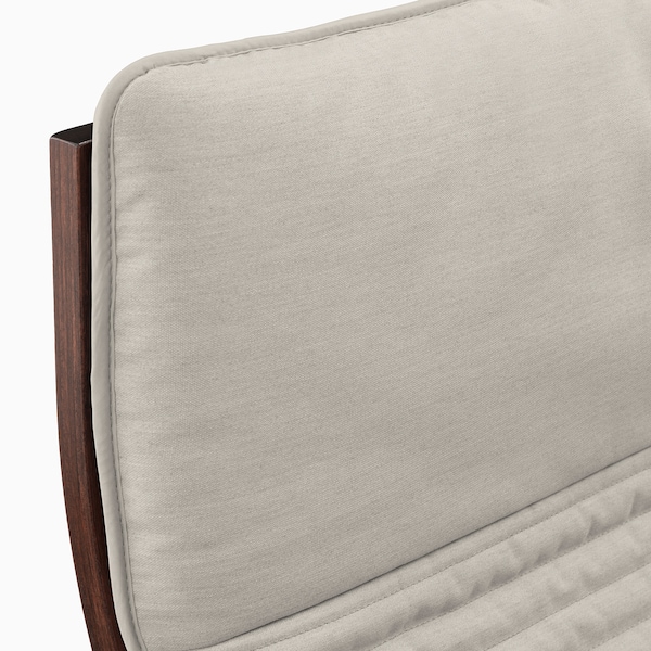 IKEA POÄNG armchair Brown / Knisa Light Beige, Ikea Ireland | 9375RFBKI