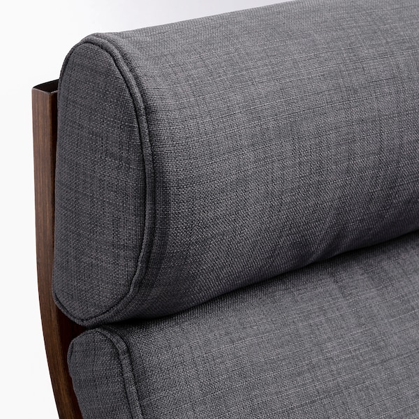 IKEA POÄNG armchair Brown / Skiftebo Dark Gray, Ikea Ireland | 6321WOFGT