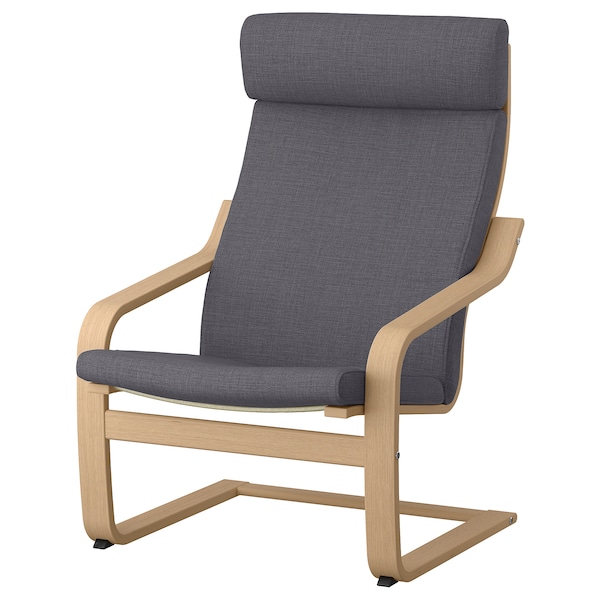 IKEA POÄNG chair cushion Skiftebo Dark Gray, Ikea Ireland | 8649GMLFH