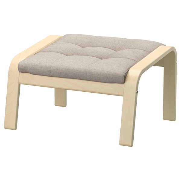 IKEA POÄNG ottoman Birch Veneer / Gunnared Beige, Ikea Ireland | 1382PAHEZ