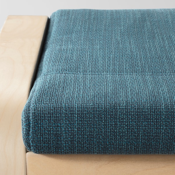 IKEA POÄNG ottoman Birch Veneer / Hillared Dark Blue, Ikea Ireland | 9475SKXMR