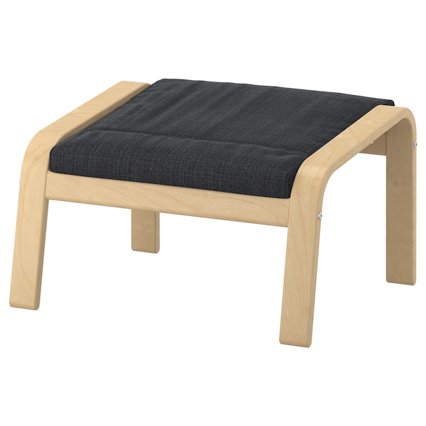 IKEA POÄNG ottoman Birch Veneer / Hillared Anthracite, Ikea Ireland | 4618CZWKO
