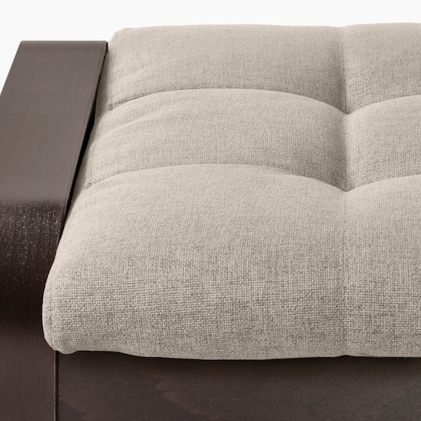 IKEA POÄNG ottoman Black / Brown / Gunnared Beige, Ikea Ireland | 8524XLTZS