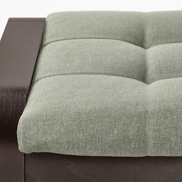 IKEA POÄNG ottoman Black / Brown / Gunnared Light Green, Ikea Ireland | 2984GMYVF