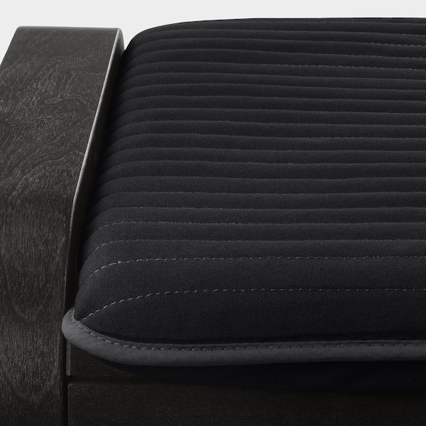 IKEA POÄNG ottoman Black / Brown / Knisa Black, Ikea Ireland | 9483FYRKZ