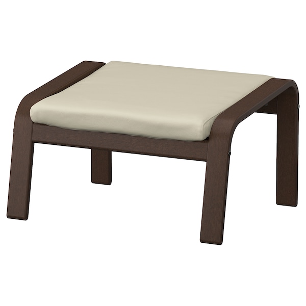 IKEA POÄNG ottoman Brown / Glose Off White, Ikea Ireland | 3461EPORI