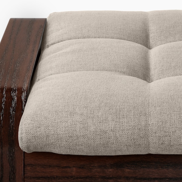IKEA POÄNG ottoman Brown / Gunnared Beige, Ikea Ireland | 0127OFDUN
