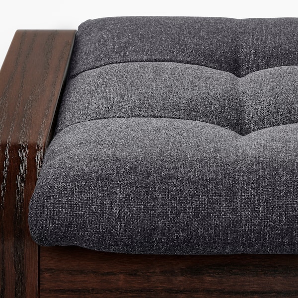 IKEA POÄNG ottoman Brown / Gunnared Dark Gray, Ikea Ireland | 4618OZARK