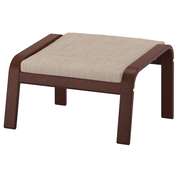 IKEA POÄNG ottoman Brown / Hillared Beige, Ikea Ireland | 9107RZEAO