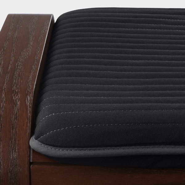 IKEA POÄNG ottoman Brown / Knisa Black, Ikea Ireland | 4507MESBV