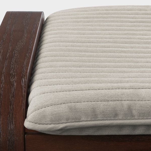 IKEA POÄNG ottoman Brown / Knisa Light Beige, Ikea Ireland | 5694LJXMK